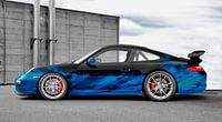 Porsche 911 GT3 Typ 997 Art Car in blue-black von aRi F. Huber Miniaturansicht