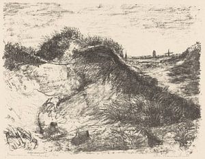 Ameland, dunes, Otto Hanrath, 1925 sur Atelier Liesjes