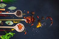 kruiden palet, herbs and spices van Corrine Ponsen thumbnail