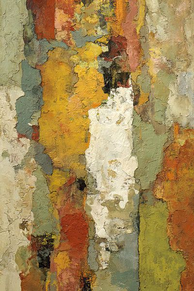 Autumnal abstraction in earth tones - Luxury wall art by Joriali Abstract