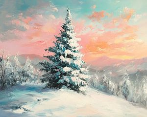 Winter-Weihnachtsbaum