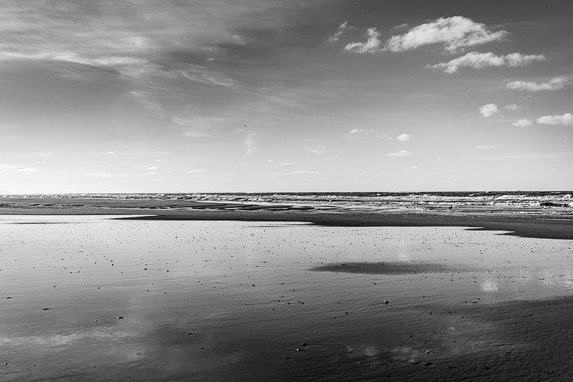 Ruhige Wellen an der Küste von Noordwijk von Linsey Aandewiel-Marijnen
