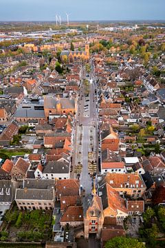 Historisches Zentrum von Vianen aus der Luft