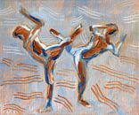 Duotone dancers by ART Eva Maria thumbnail
