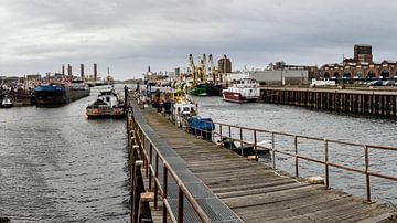 Port de pêche d'IJmuiden sur Jolanda van Straaten