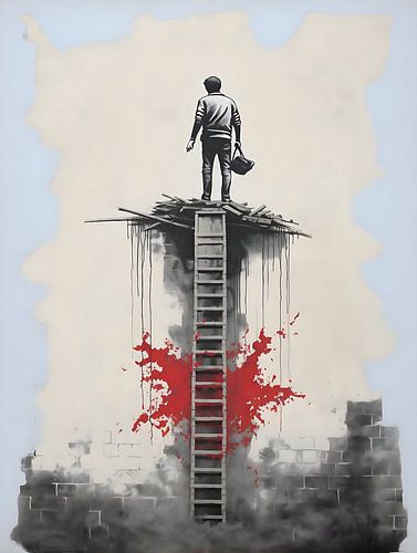 Banksy homage never give up