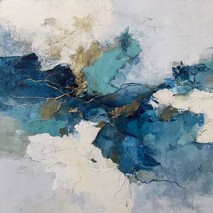 Jeu de nuances de bleu