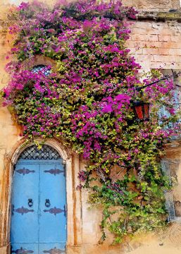 Malta Mdina Stadt Aquarellmalerei #malta von JBJart Justyna Jaszke
