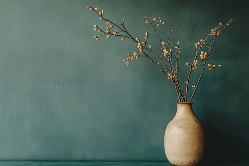 Rustiek stilleven met gedroogde takken