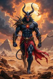 KHEMRAZUL - The Demon before the Pyramids of Egypt by INFERAURUM
