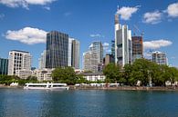 Uitzicht op de skyline van Frankfurt am Main van Udo Herrmann thumbnail