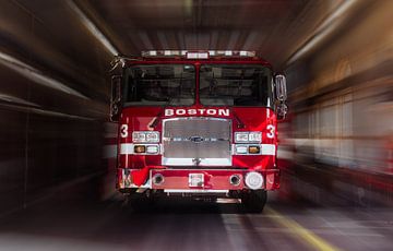 American fire engine, Boston by Nynke Altenburg