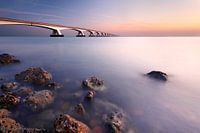 Zeelandbrug on a morning during low tide.