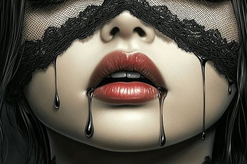 Blindfolded Woman Portrait | Symbolism of Limitations and the Power to Overcome