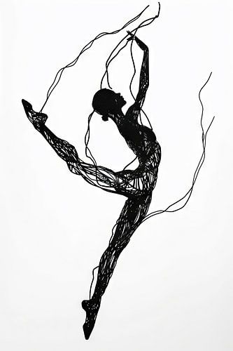 Ballerina Lijnkunst