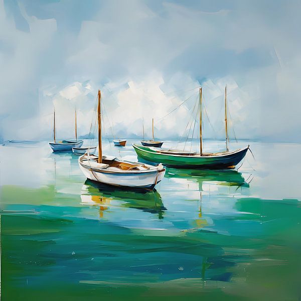 Boot Vrijheid Schilderij van ComfortQ