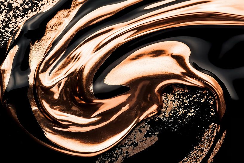 Abstract Alchemy - Midnight Copper III by Philippe HUGONNARD