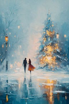 Winterwandeling tijdens kerst no.3 van Studio BB