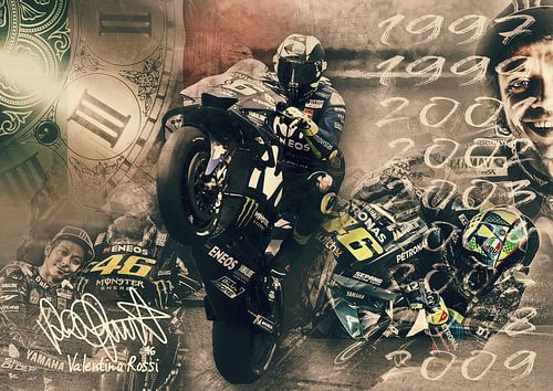 Valentino Rossi portret