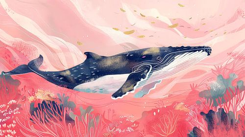 Roze Golven van de Bultrug