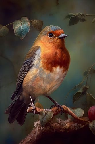 Roodborstje in het Bos