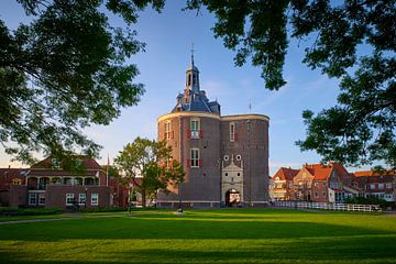 City gate the Drommedaris of Enkhuizen by Jenco van Zalk