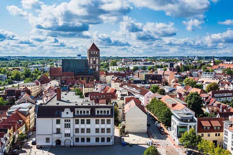 View to Rostock, Germany by Rico Ködder