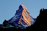 Matterhorn bij zonsondergang van Anton de Zeeuw thumbnail