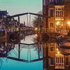 Leiden, spiegelingen in de morgen van Dirk van Egmond