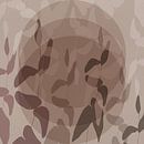 Botanische kunst in neutrale aardetinten nr. 10 van Dina Dankers thumbnail