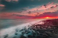 Westkapelle sunset van Andy Troy thumbnail