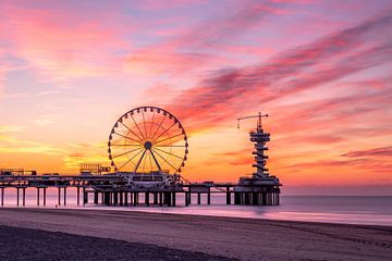 mooie zonsondergang van John Ouds