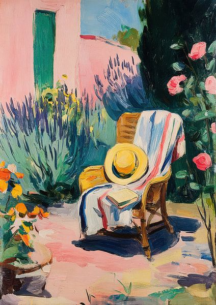 Old chair in the garden - Vintage by Niklas Maximilian