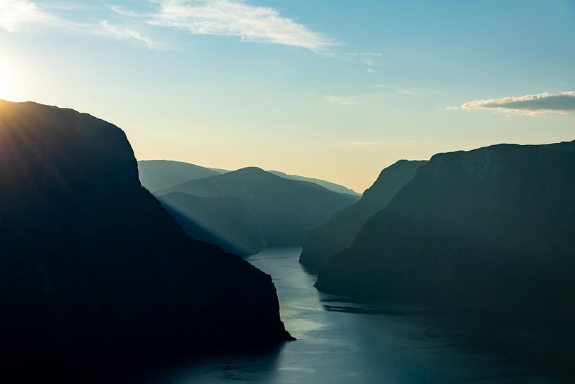 Aurlandsfjord Norway by Eline Huizenga