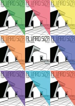 Alvaro Siza 4 - Driehoek Collage van TAAIDesign