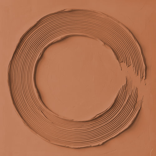 Japandi-Relief – Ensō der stillen Harmonie III