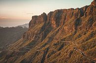 Sonnenuntergang im Masca-Tal auf Teneriffa von Michiel Dros Miniaturansicht