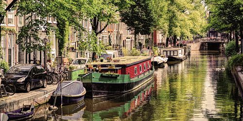 Jordaan Egelantiersgracht Amsterdam Nederland Oud