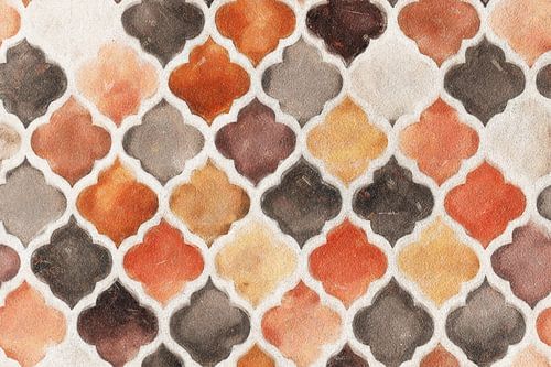 Arabesque in warm tones by Whale & Sons