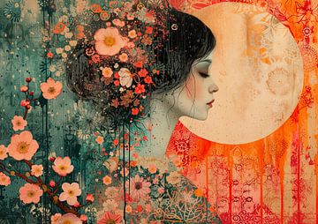 Floral Dreamscape van Kunst Kriebels