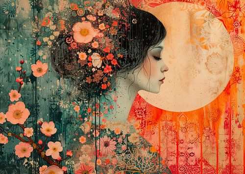 Paysage de rêve floral