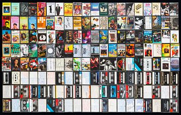 Collection de cassettes de musique sur Floris Kok