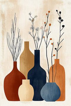 Vazencompositie in Aardetinten no.8 van Studio BB