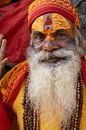 Sadhu (holy man) in Kathmandu - Nepal van Michelle Peeters thumbnail