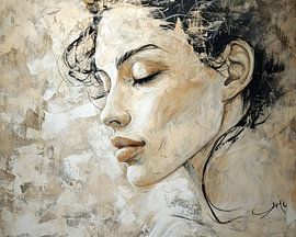 Gelassene Gesichtszüge von ARTEO Gemälde