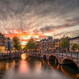 Amsterdamse gracht by Ton Valk