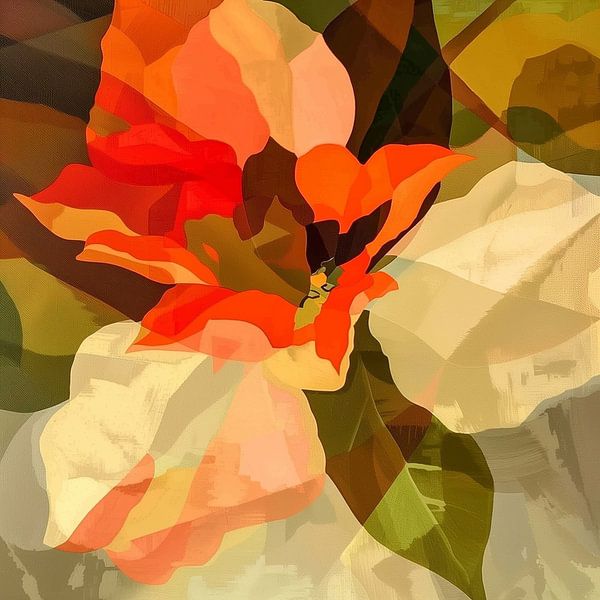 La danse de la lumière et de la couleur dans les formes florales par Color Square