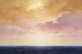 Gilded Clouds – Abstract Colour-Field Art by Albert Klee