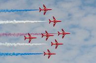 Royal Air Force Red Arrows. by Jaap van den Berg thumbnail