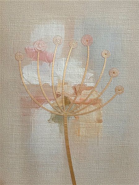 Art Japandi. Nature morte sereine d'une griffe d'ours géant par Studio Pieternel